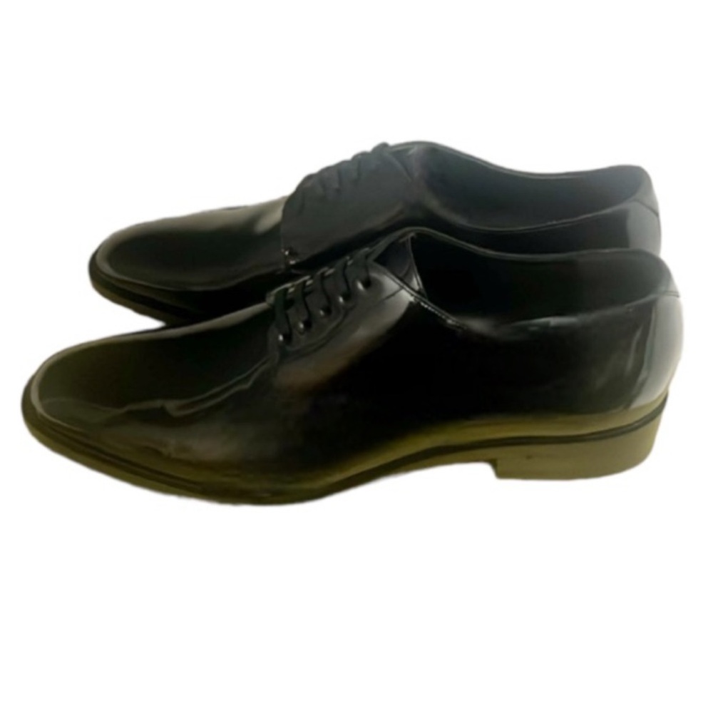 New authentic Saint Laurent luxury designer patent leather dress shoes 11.5 - Picture 6 of 17